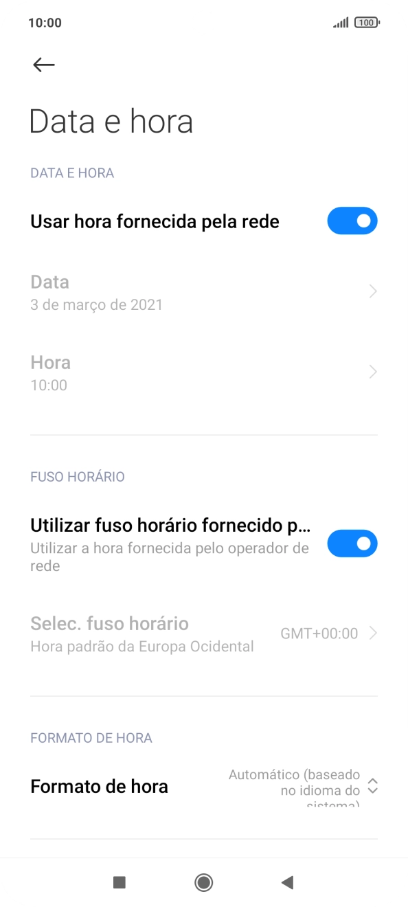 Prima a tecla de início para terminar e voltar ao ecrã inicial.