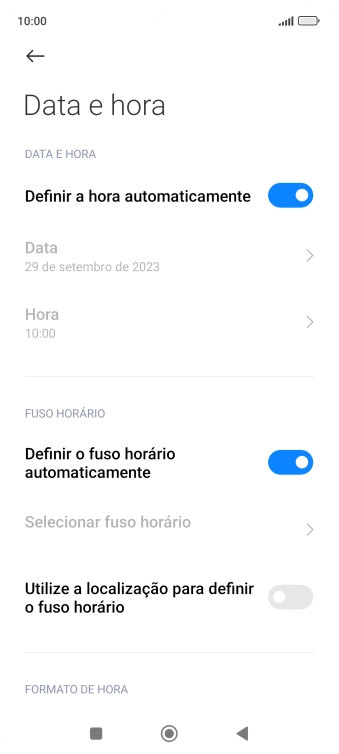 Prima a tecla de início para terminar e voltar ao ecrã inicial.