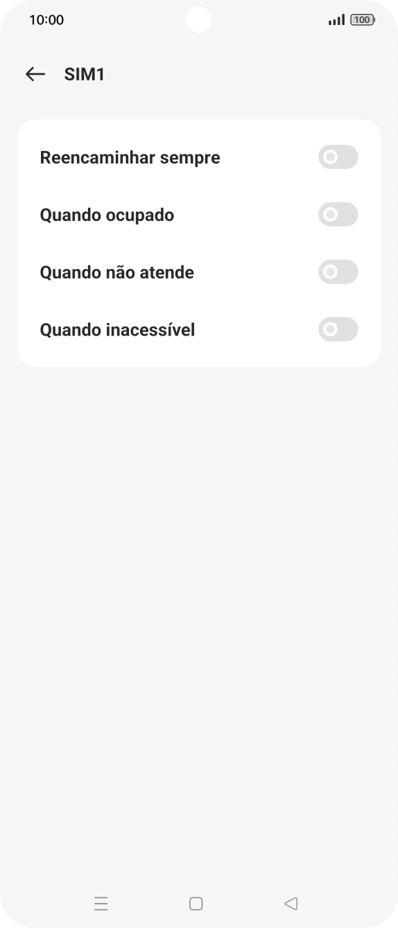 Prima o indicador junto ao tipo de desvio pretendido.