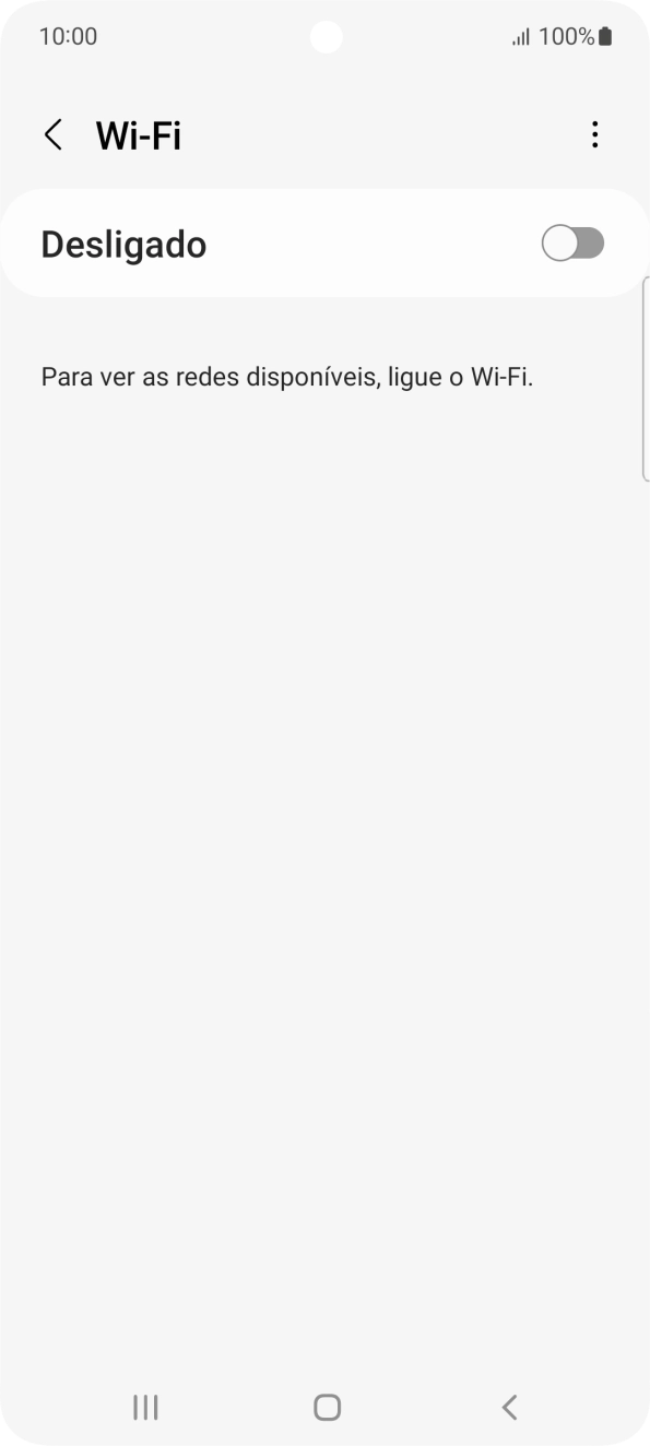 Prima o indicador para ativar a função.