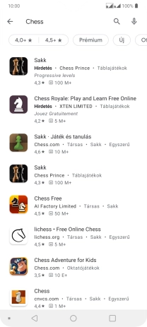 Kattints a kívánt alkalmazásra.