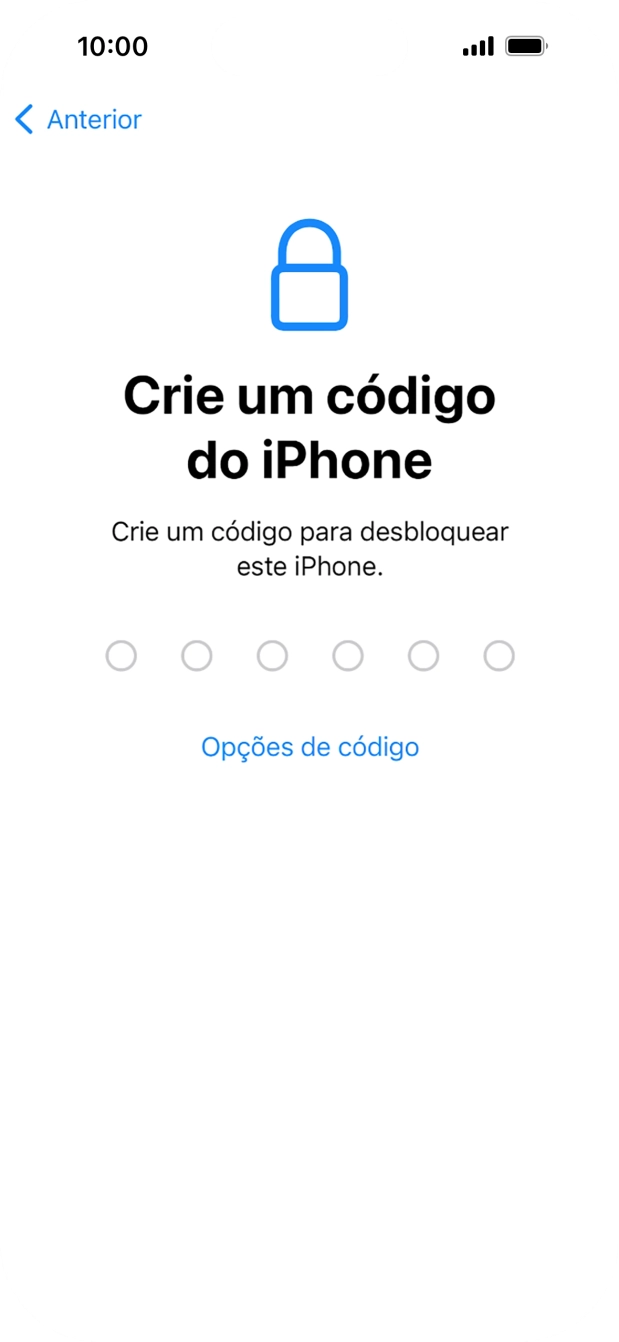 Prima Opções de código.
