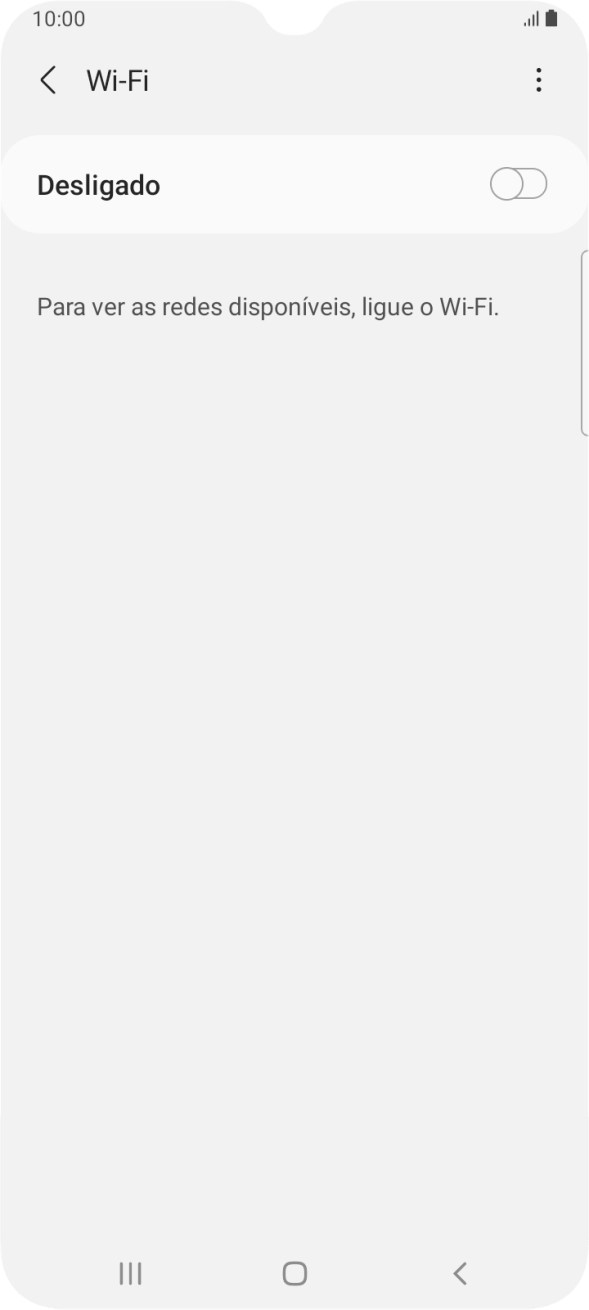 Prima o indicador para ativar a função.