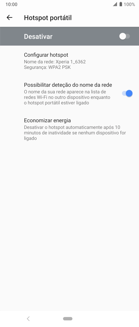 Prima Configurar hotspot.