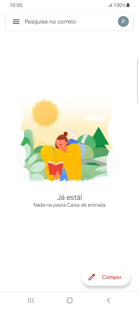 Prima o ícone de perfil.