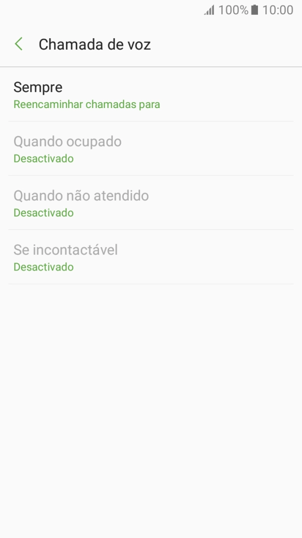 Prima a tecla de início para terminar e voltar ao ecrã inicial.
