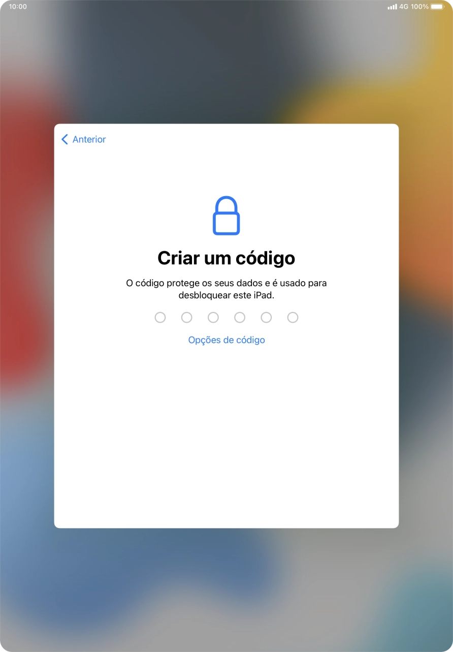 Prima Opções de código.