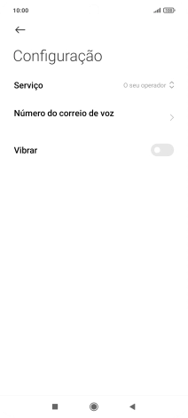Prima Número do correio de voz.