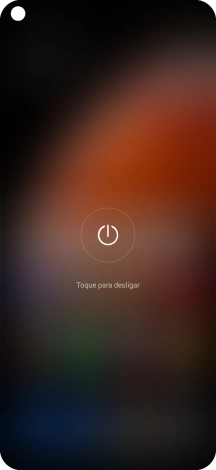 Prima Toque para desligar.