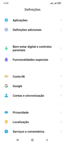 Prima Contas e sincronização.