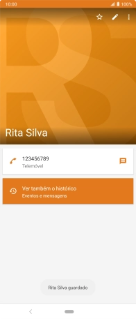 Prima a tecla de início para terminar e voltar ao ecrã inicial.