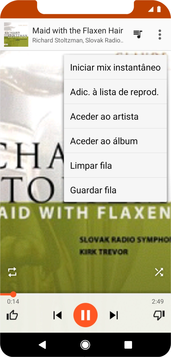 Prima Adic. à lista de reprod..