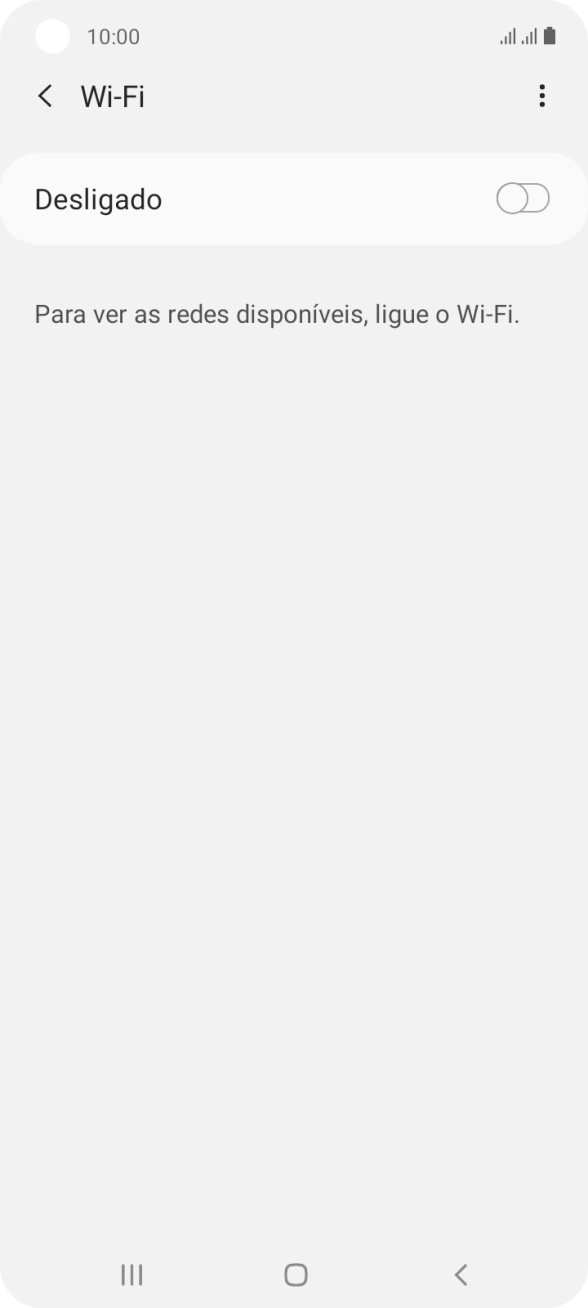 Prima o indicador para ativar a função.