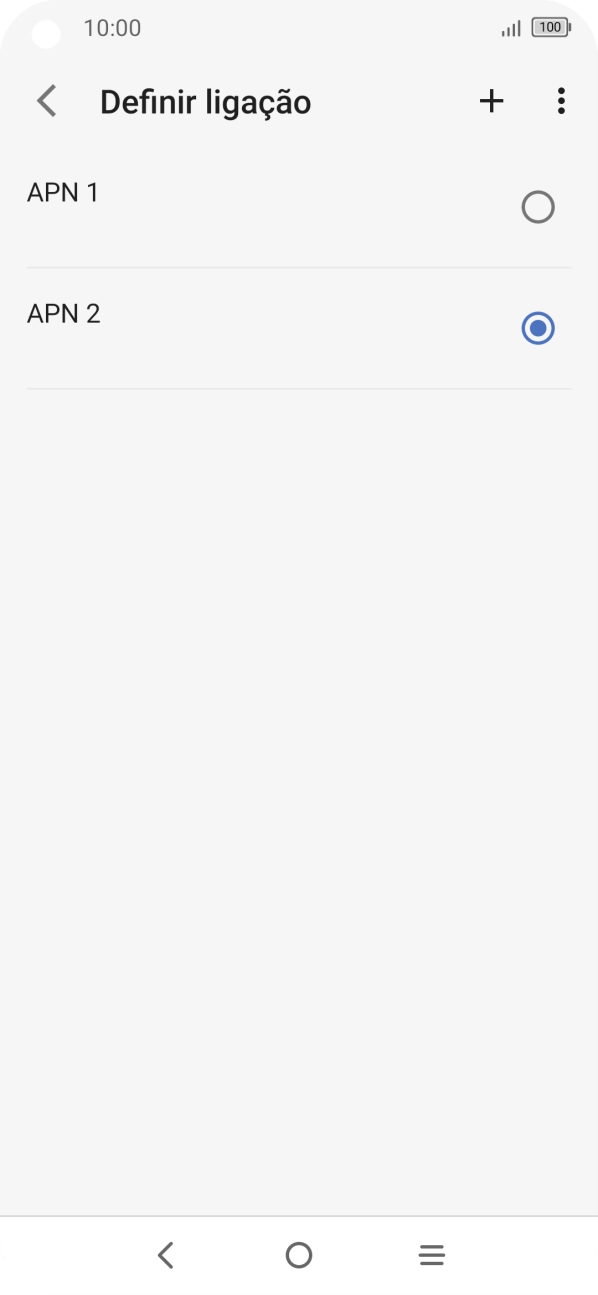Prima a tecla de início para terminar e voltar ao ecrã inicial.