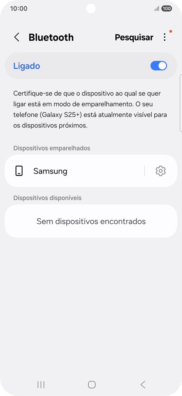 Prima a tecla de início para terminar e voltar ao ecrã inicial.