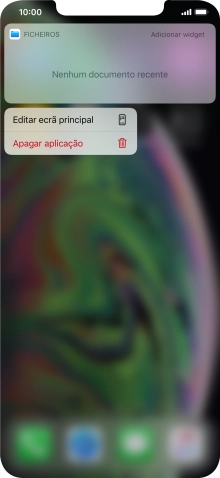 Prima Apagar aplicação.