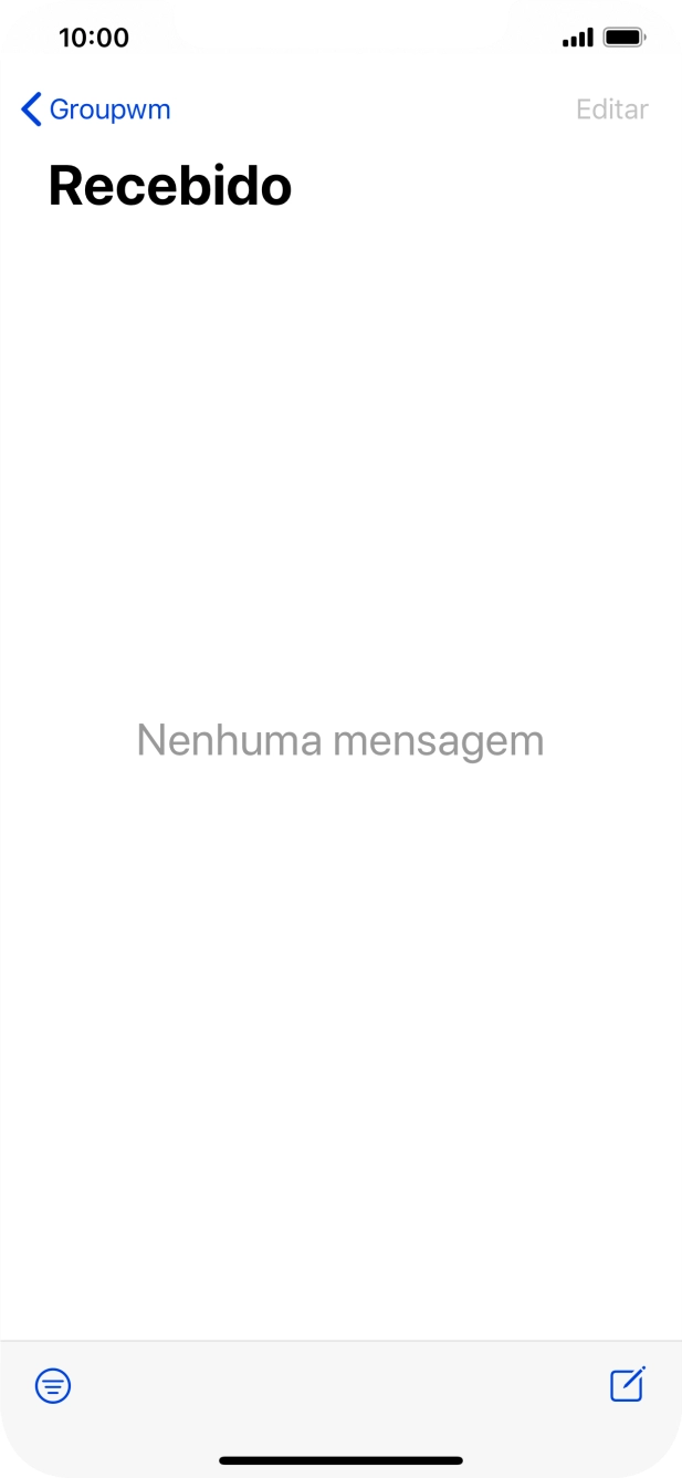 Prima a seta para a esquerda.