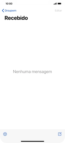 Prima a seta para a esquerda.