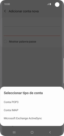 Prima Conta IMAP.