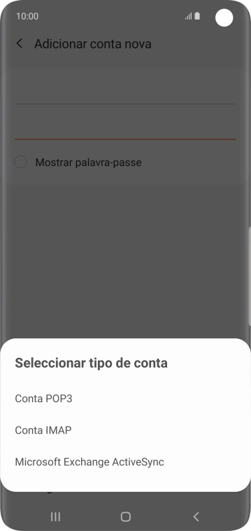 Prima Conta IMAP.
