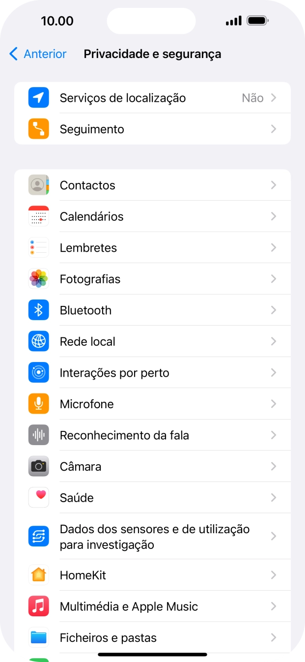 Prima Serviços de localização.