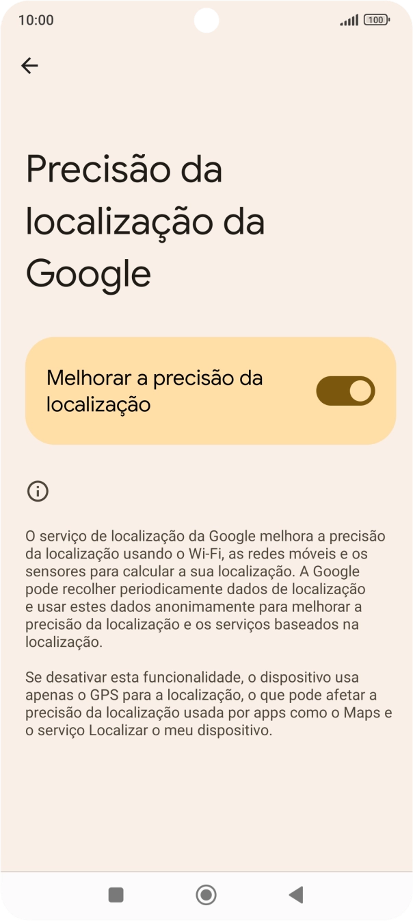 Se premir o indicador junto a 