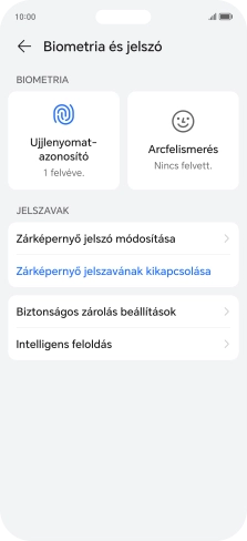 Válaszd a Zárképernyő jelszavának kikapcsolása lehetőséget, és írd be az extra képernyőzárkódot, amit korábban már beállítottál.