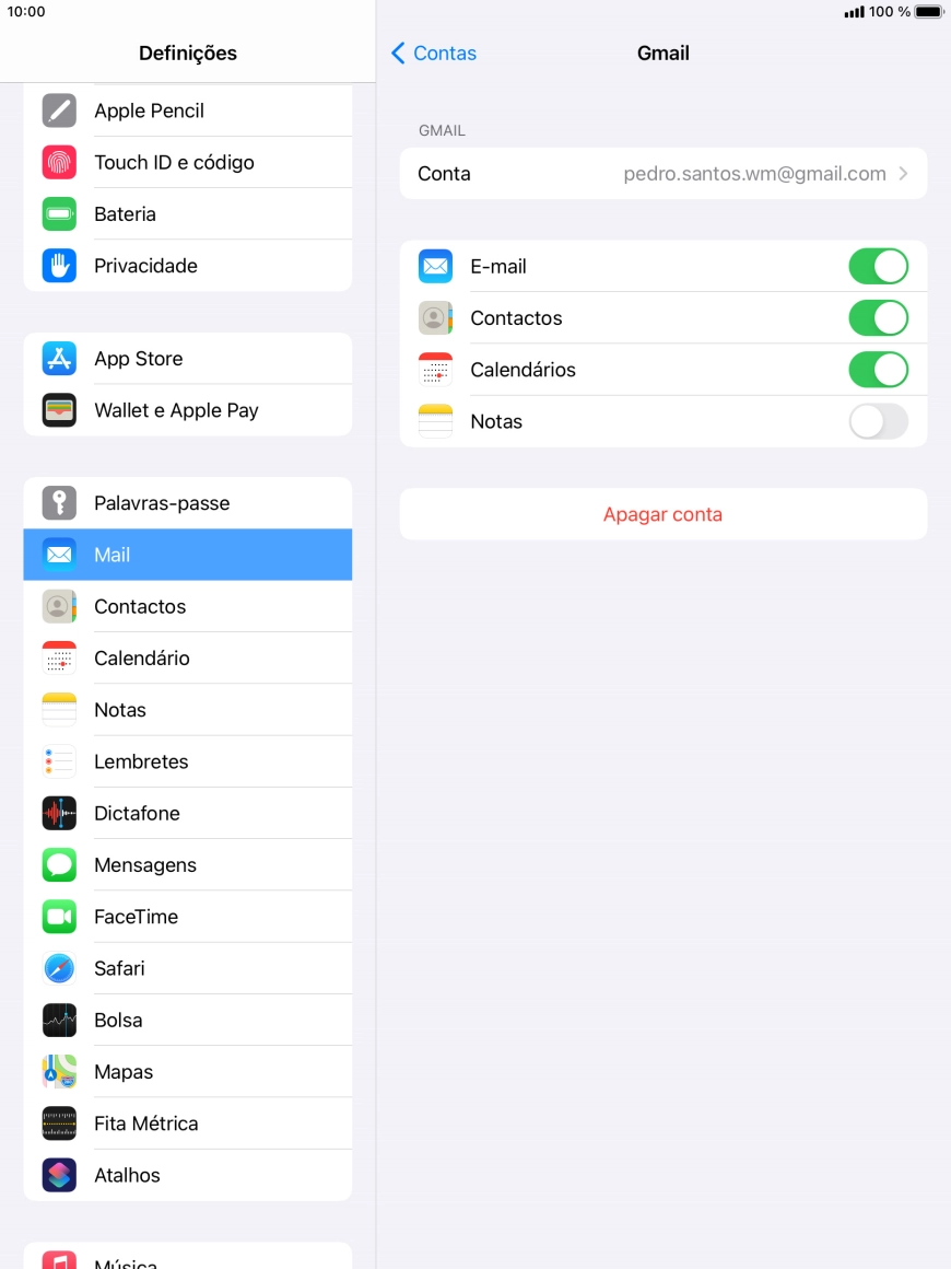 Prima a tecla de início para terminar e voltar ao ecrã inicial.