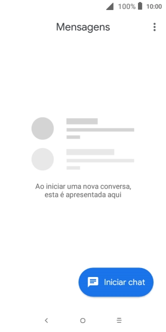 Prima Iniciar chat.