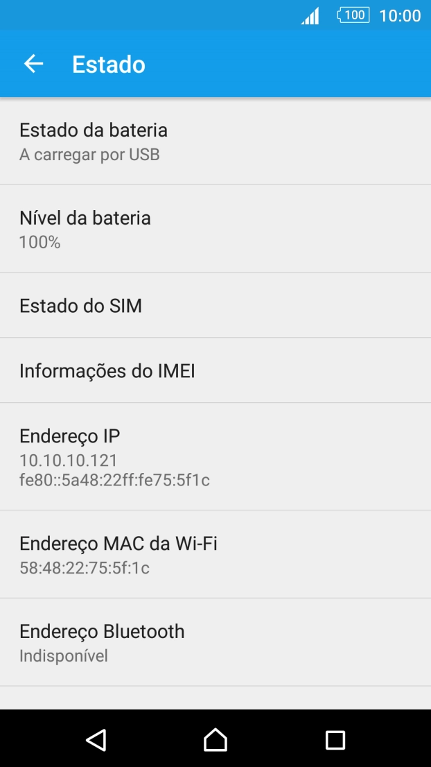 Prima Informações do IMEI.
