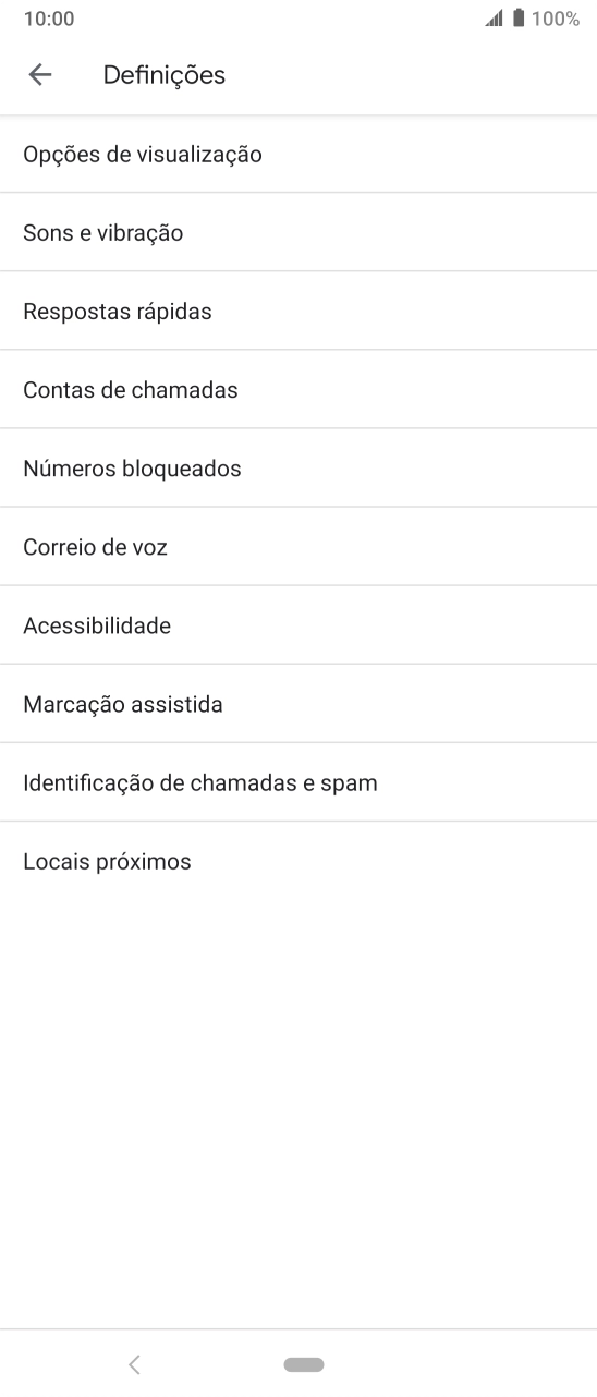 Prima Contas de chamadas.