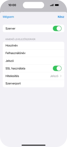 Válaszd a Hitelesítés lehetőséget.