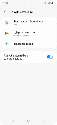 A befejezéshez, és ahhoz, hogy visszatérhess a főképernyőhöz, nyomd meg a főgombot.