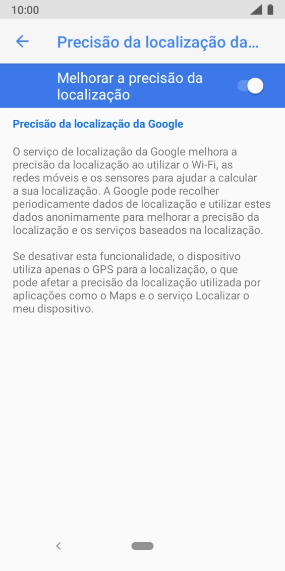 Se premir o indicador junto a 