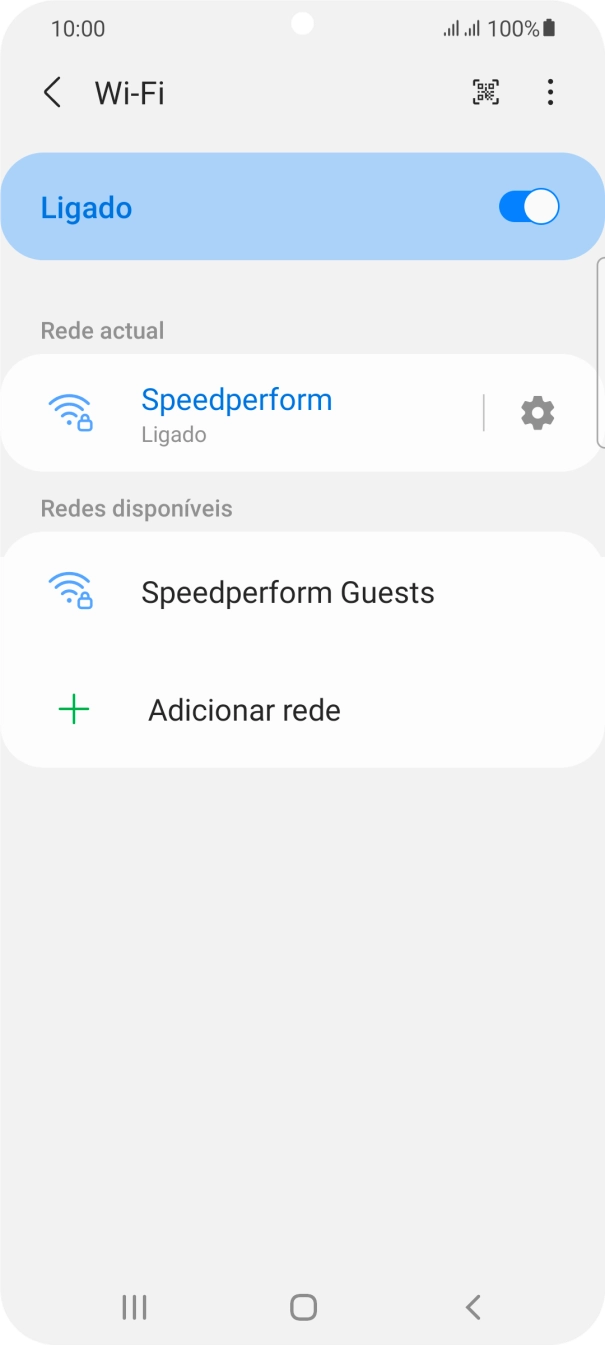 Prima a tecla de início para terminar e voltar ao ecrã inicial.