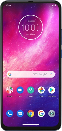 Imagen 1: Vista frontal del Motorola One HYPER - Black