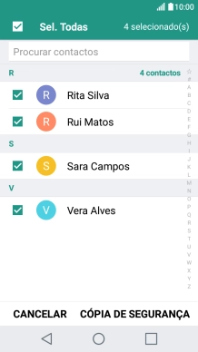 Prima CÓPIA DE SEGURANÇA.