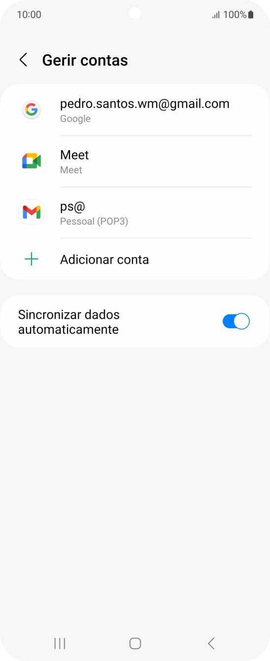 Prima a tecla de início para terminar e voltar ao ecrã inicial.