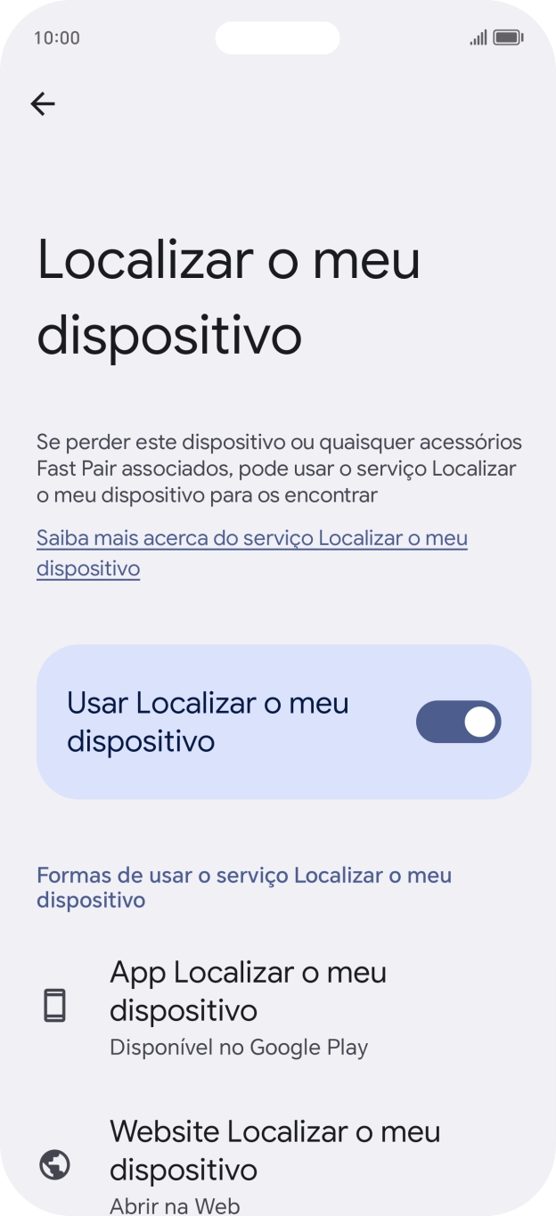 Para voltar ao ecrã inicial, deslize o dedo de baixo para cima a partir da base do ecrã.