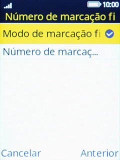 Escolha Modo de marcação fixo para desativar a função.