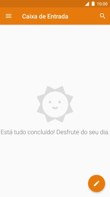 Deslize o dedo sobre o ecrã da esquerda para a direita.