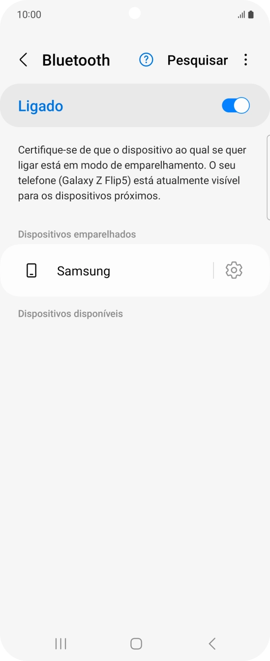 Prima a tecla de início para terminar e voltar ao ecrã inicial.