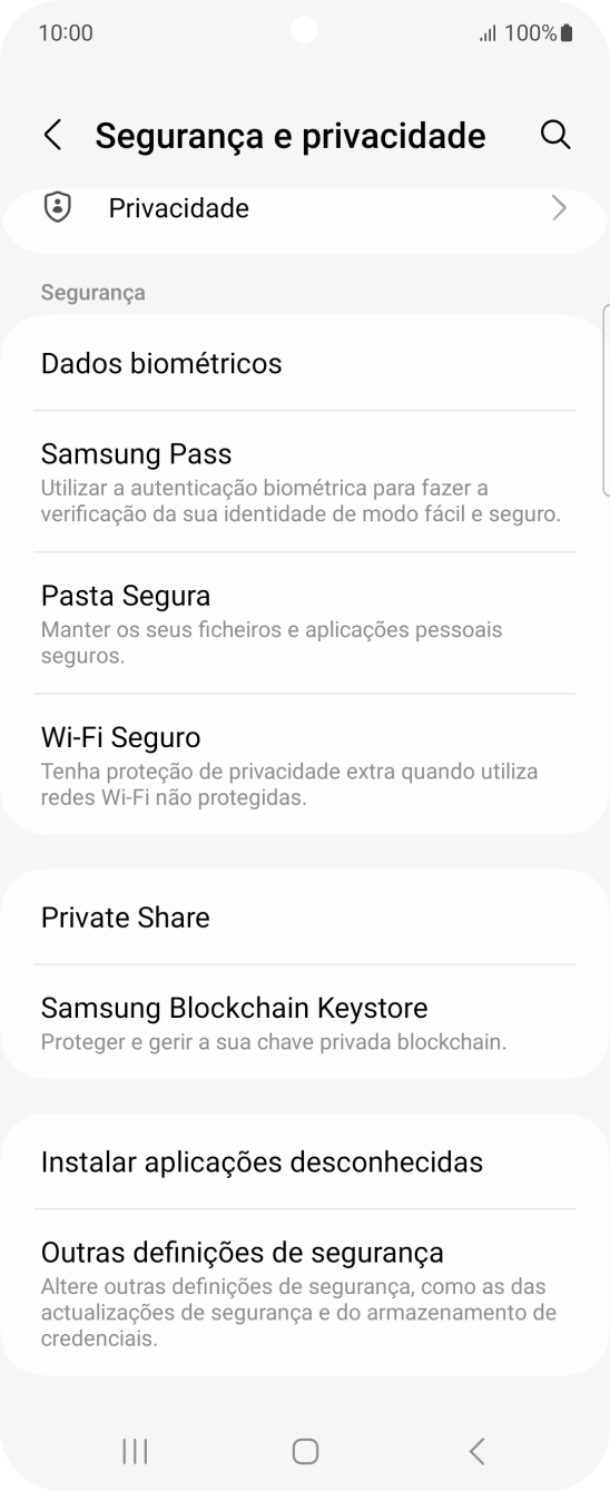 Prima Outras definições de segurança.