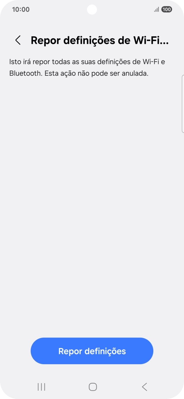 Prima Repor definições.