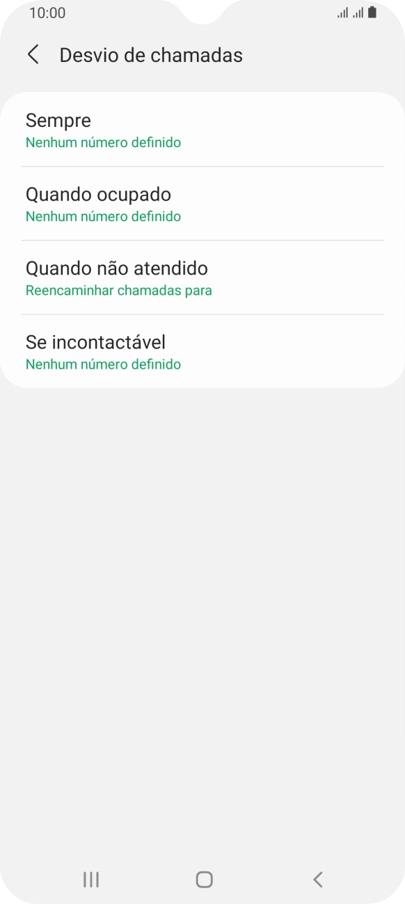 Prima a tecla de início para terminar e voltar ao ecrã inicial.