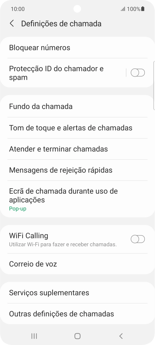 Prima Correio de voz.