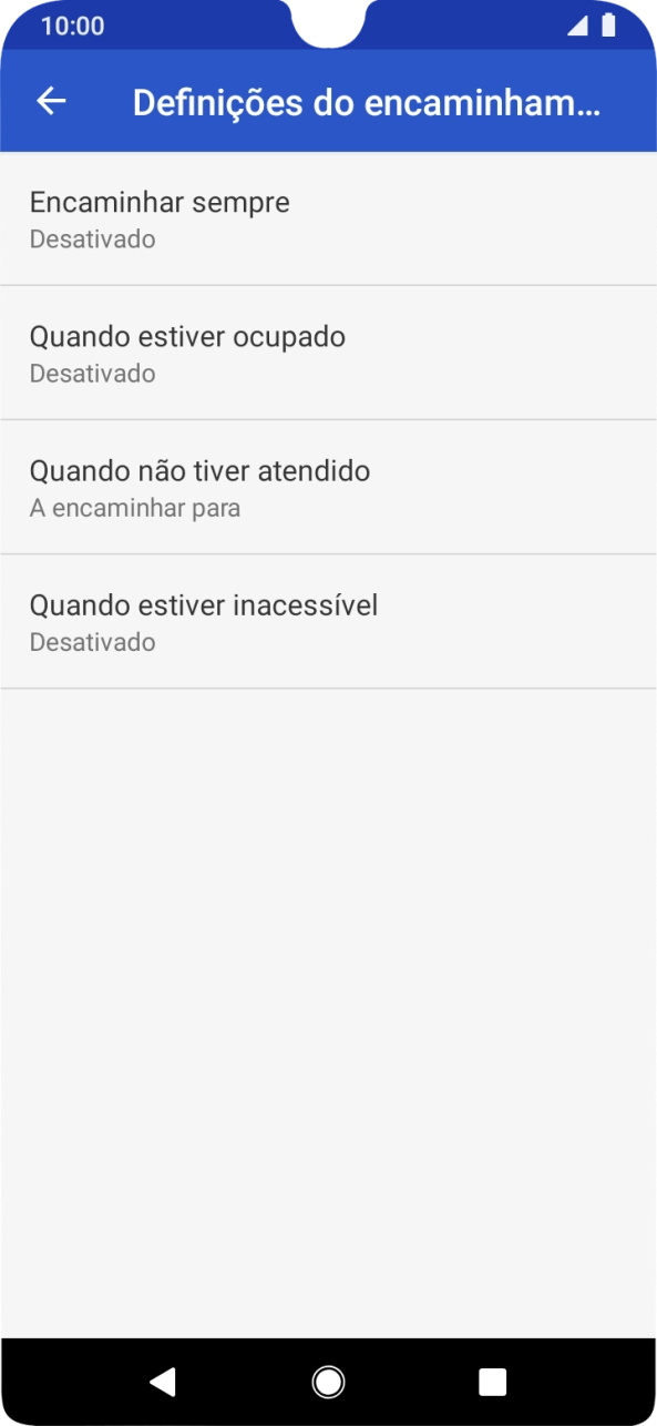 Prima a tecla de início para terminar e voltar ao ecrã inicial.