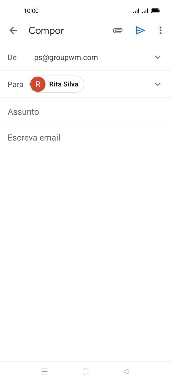 Prima Assunto e introduza o assunto pretendido.