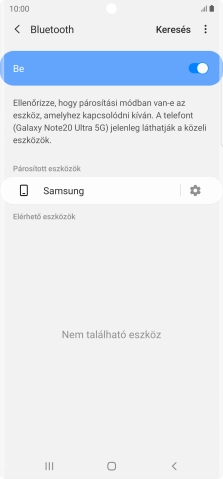 A befejezéshez, és ahhoz, hogy visszatérhess a főképernyőhöz, nyomd meg a főgombot.