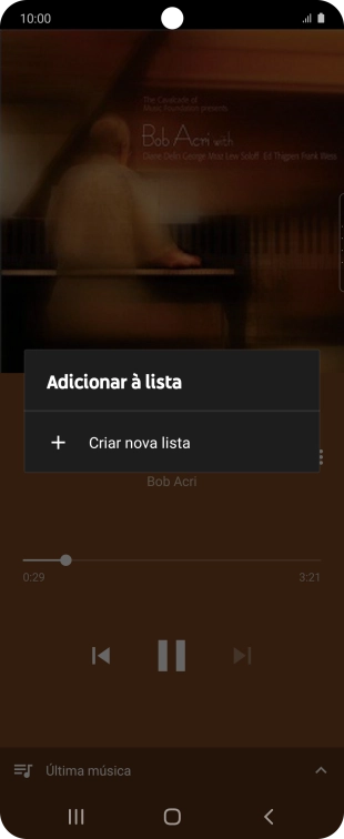 Prima Criar nova lista.
